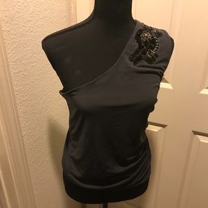 The Limited One Strap Sophisticated and A Little Sexy. One Shoulder Beauty Dark